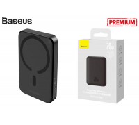 Универсальный дополнительный аккумулятор Power Bank Baseus Overseas 20W Magnetic Wireless (6000mah) (черный)