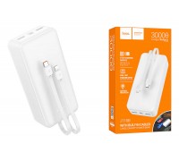 Универсальный дополнительный аккумулятор Power Bank HOCO J118B Smart (30000 mAh) (белый)