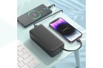 Универсальный дополнительный аккумулятор Power Bank HOCO J118B Smart (30000 mAh) (белый)