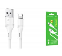 Кабель USB - Lightning BOROFONE BX43, 2,4A (белый) 1м