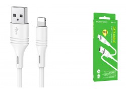 Кабель USB - Lightning BOROFONE BX43, 2,4A (белый) 1м