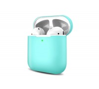Чехол для наушников AirPods Copy orig. (мятный)