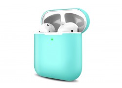 Чехол для наушников AirPods Copy orig. (мятный)