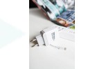 Кабель USB Type-C - Lightning More choice K71Si TPE 2.4A PD30W быстрая зарядка 2м (White)