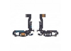Шлейф с разъемом зарядки iPhone 12 / 12 Pro Оригинал IC (Черный)