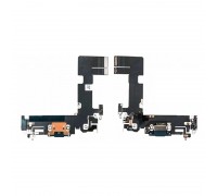 Шлейф с разъемом зарядки iPhone 13 Оригинал IC (Черный)