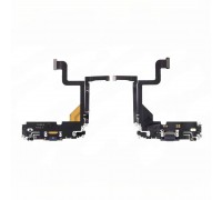 Шлейф для iPhone 13 Pro с разъемом зарядки (синий) org разбор