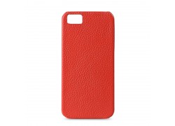 Чехол силиконовый iPhone 7 Plus имитация кожи (красный)