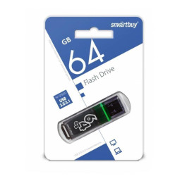 Флешка USB 3.0 Smartbuy 64GB Glossy series Dark Grey (SB64GBGS-DG)