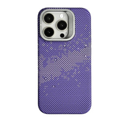 Чехол для телефона Olya Karbon Phone 14 Pro Max (Фиолетовый)