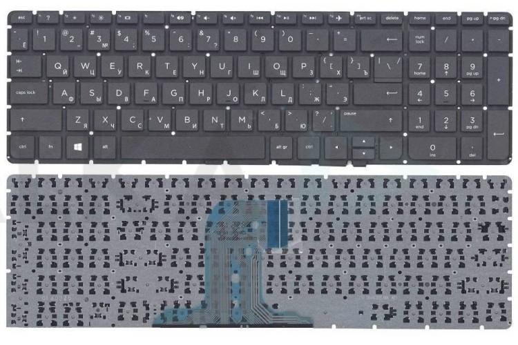 Клавиатура для ноутбука HP Pavilion 250 G4 без рамки