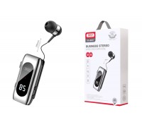 Bluetooth гарнитура XO BE37 wireless in-ear earphone with ultra long endurance with digital display Black