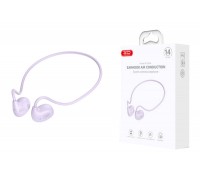 Bluetooth наушники XO BS34 Buddha Bean Open Air Conduction purple