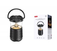 Портативная беспроводная колонка XO F49 Outdoor Dual Speaker Camping Light Audio (15W 3600mAh) (черный)