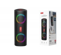 Портативная беспроводная колонка XO F43 Outdoor Dual Speaker RGB Bluetooth Speaker (черный)