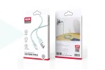 Кабель USB - Lightning XO NB208 2.4A Liquid Silicone Green