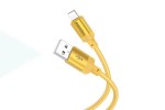 Кабель USB - Lightning BOROFONE BX108 (золотой) 1м