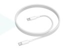 Кабель USB Type-C - USB Type-C BOROFONE BX117 Source 60W (белый) 1м
