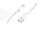 Кабель USB - USB Type-C BOROFONE BX117 Source (розовый) 1м