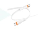 Кабель USB Type-C - USB Type-C BOROFONE BX118 Esplendido 60W (белый) 1м