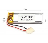 Универсальный аккумулятор 40x12x4 3.7V 350mAh (401240P)