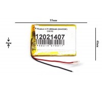 Универсальный аккумулятор 55x40x4 3.7V 1800mAh (404055P)