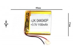 Универсальный аккумулятор 40x40x4 3.7V 1100mAh (404040P)