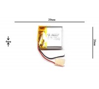 Универсальный аккумулятор 20x20x4 3.7V 200mAh (402020P) 