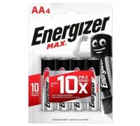 Батарейка алкалиновая Energizer MAX LR6/316 BL4 4/AA цена за 4 шт