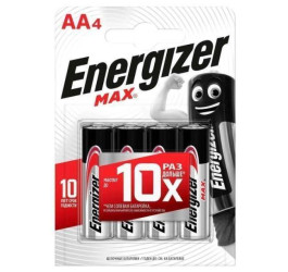 Батарейка алкалиновая Energizer MAX LR6/316 BL4 4/AA цена за 4 шт