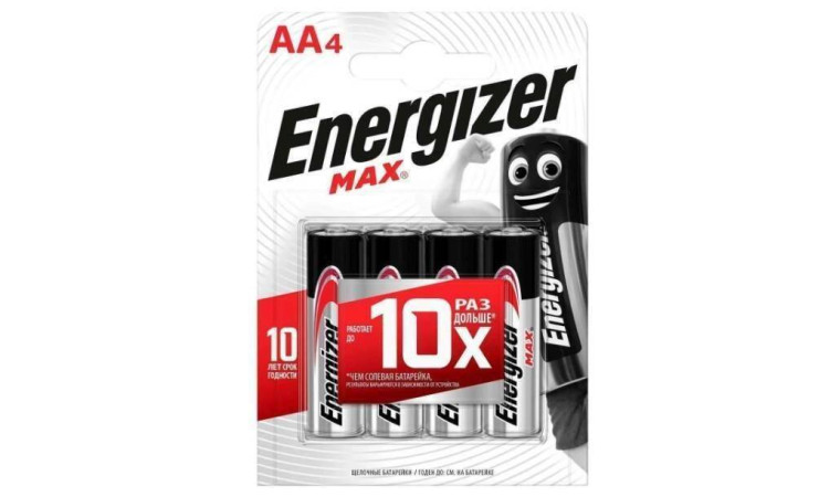 Батарейка алкалиновая Energizer MAX LR6/316 BL4 4/AA цена за 4 шт