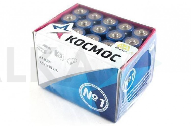Батарейка алкалиновая Космос LR6/316 BOX20 20/AA (цена за бокс 20 шт)