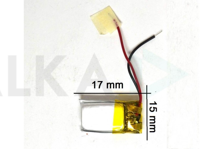 Универсальный аккумулятор 17x15x4 3.7V 180mAh (401517P)