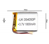 Универсальный аккумулятор 50x40x5 3.7V 1800mAh (504050P)