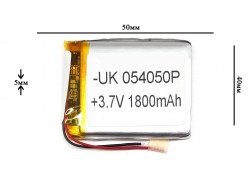 Универсальный аккумулятор 50x40x5 3.7V 1800mAh (504050P)