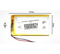 Универсальный аккумулятор 105x60x3 3.7V 3500mAh (0460105P) (2/1)