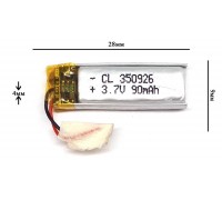 Универсальный аккумулятор 30x9x4 3.7V 100mAh (400930P)