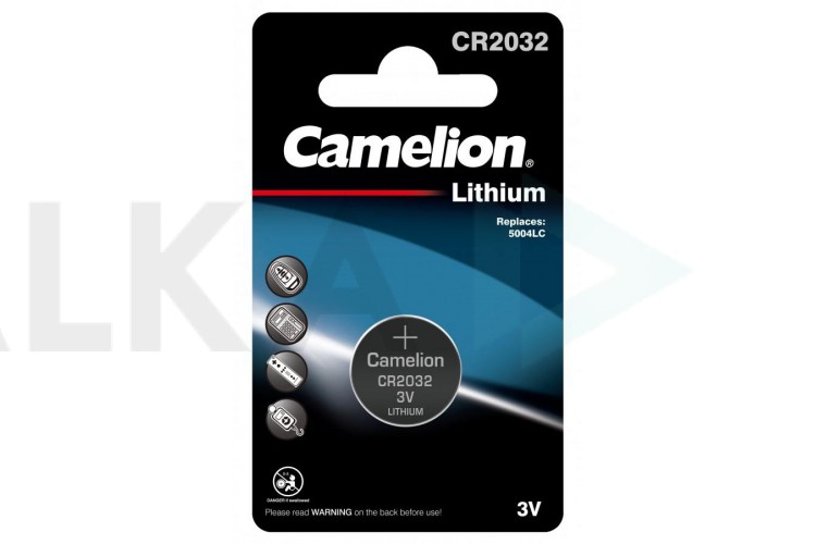 Батарейка литиевая Camelion CR2032 BL1 цена за 1 шт