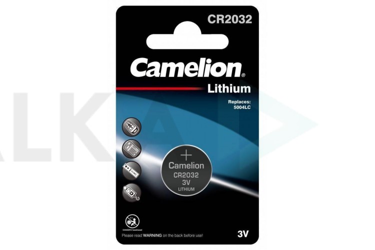 Батарейка литиевая Camelion CR2032 BL1 цена за 1 шт