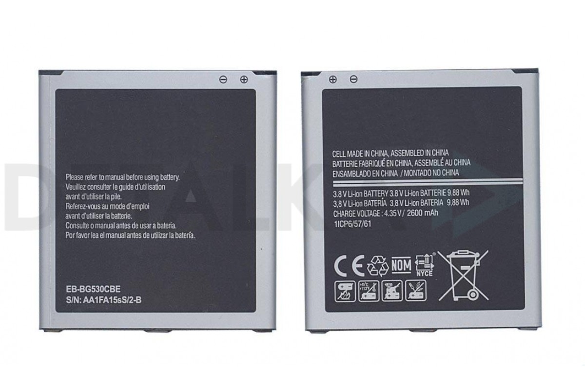 Аккумулятор EB-BG530CBE для телефона Samsung G530/G531/G532/J500/J320 (в  блистере) NC в Детальке купить,