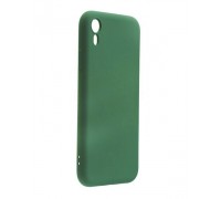 Чехол для iPhone XR с отверстием под камеры (темно-зеленый)