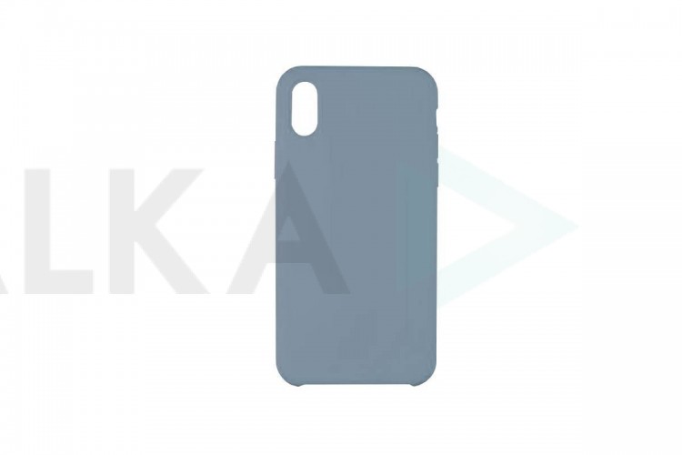 Чехол для iPhone ХS Max Soft Touch (светло-синий)