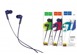 Наушники вакуумные проводные HOCO M72 Admire universal earphones синяя