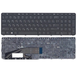 Клавиатура для ноутбука HP ProBook 450 G3 черная с рамкой