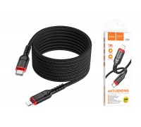 Кабель USB Type-C - Lightning HOCO X59 3A PD20W (черный) 1м