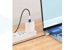 Кабель USB Type-C - Lightning HOCO X82 PD20W (черный) 1м (силиконовый)