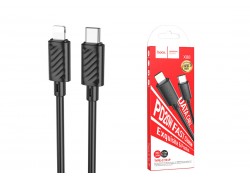 Кабель USB Type-C - Lightning HOCO X88 PD20W (черный) 1м