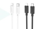 Кабель USB Type-C - Lightning HOCO X88 PD20W (черный) 1м