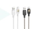 Кабель USB - USB Type-C HOCO U124 (черный) 1м (силиконовый)