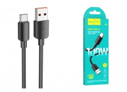 Кабель USB - USB Type-C HOCO X96 6A 100W Fast (черный) 1м 